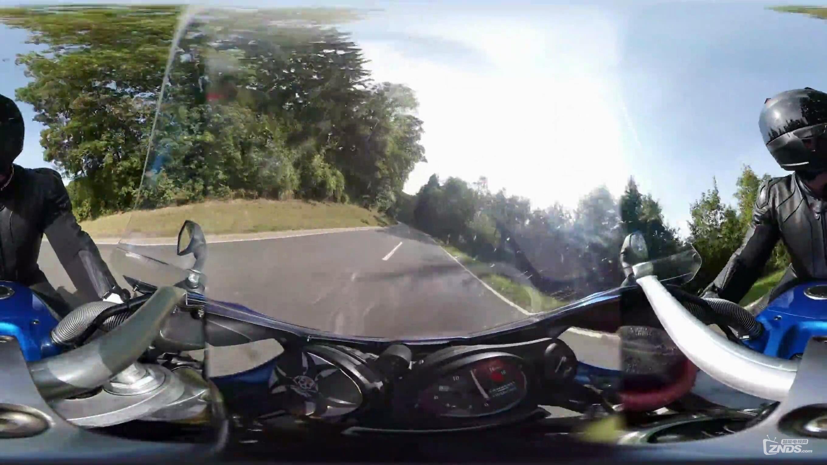 全景视频：motoGP摩托老司机周末山林狂飙车＃16