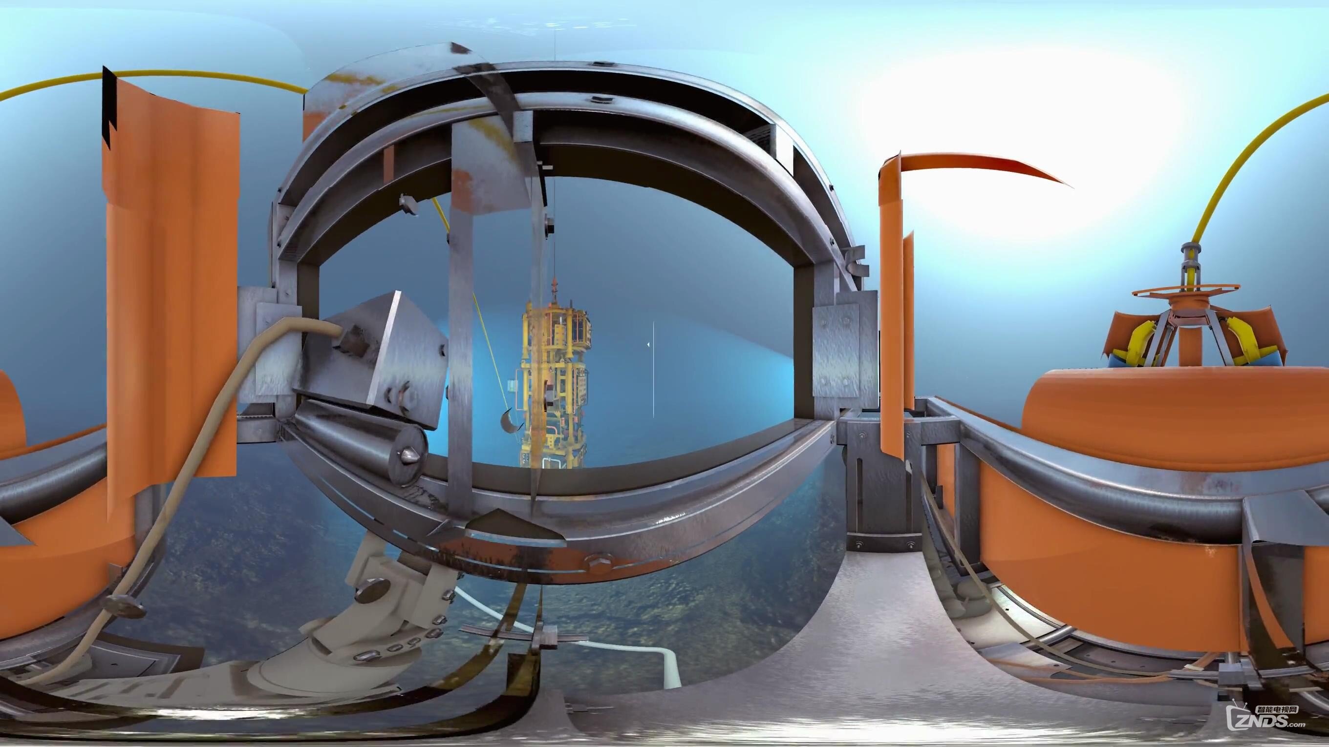 全景视频vr展示新型海上石油钻井平台