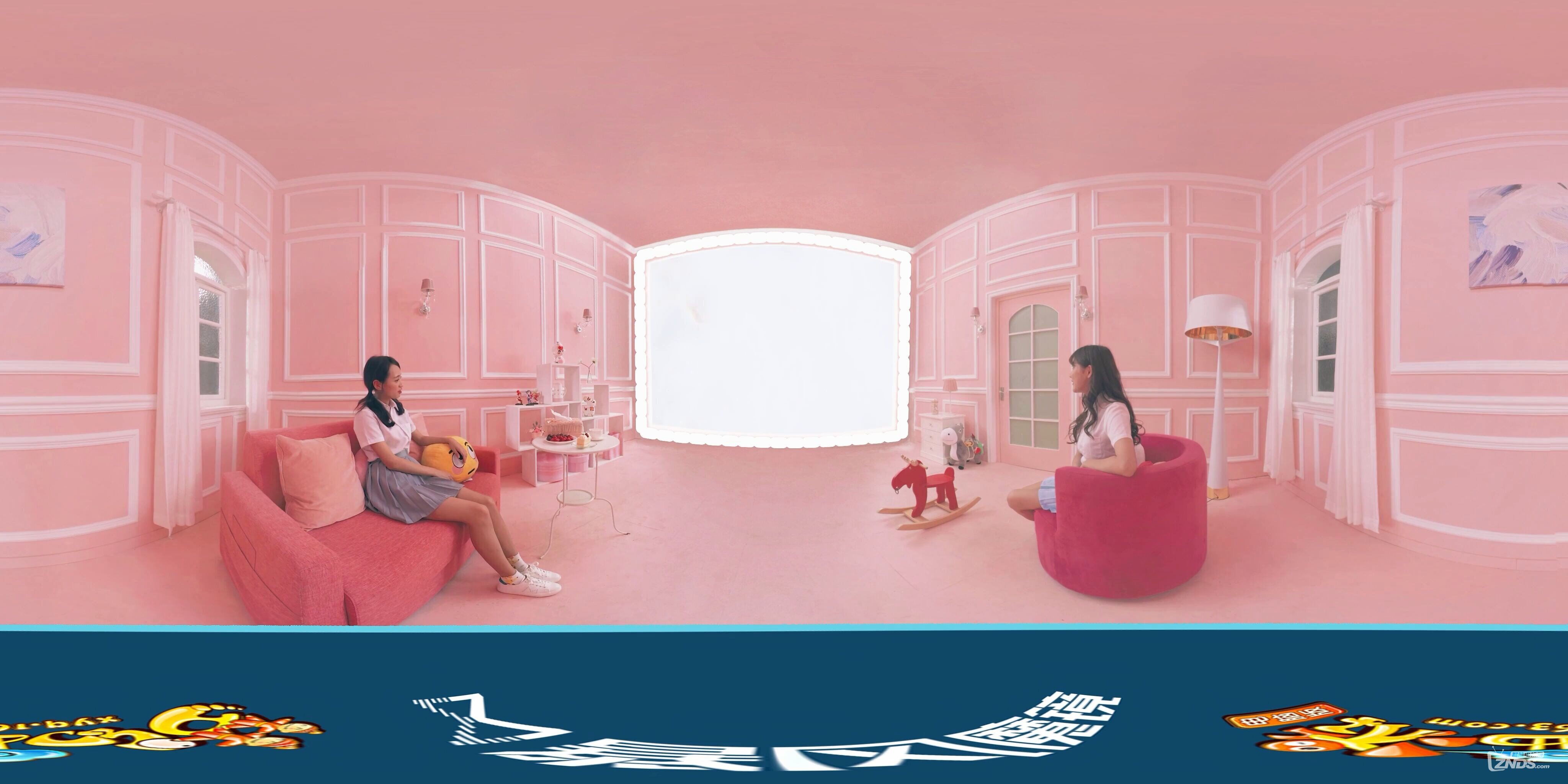 全景视频：SNH48陪看动画片