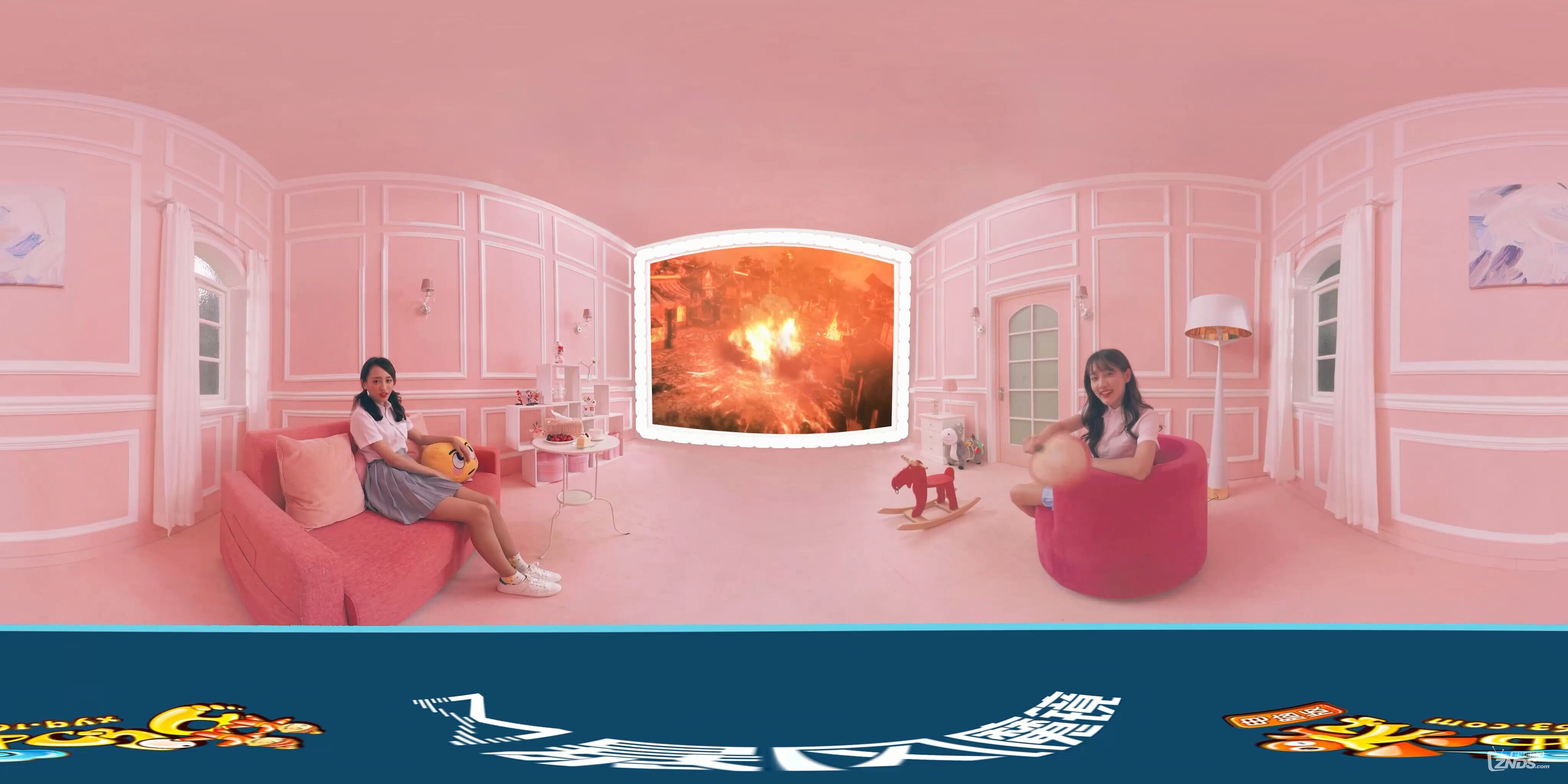 全景视频：SNH48陪看动画片