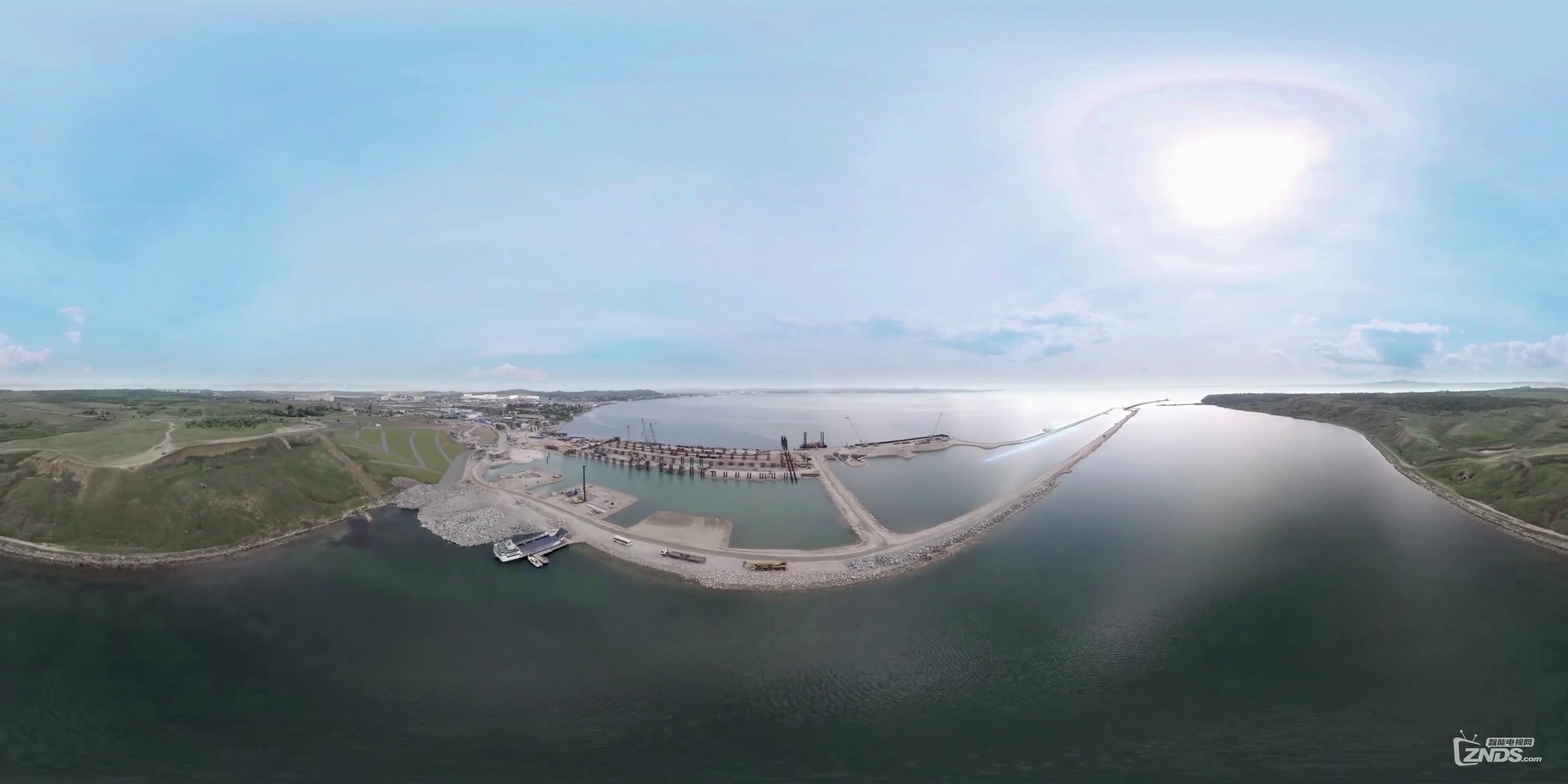 360度VR体验克里米亚大桥连接海岸【2K/34MB】