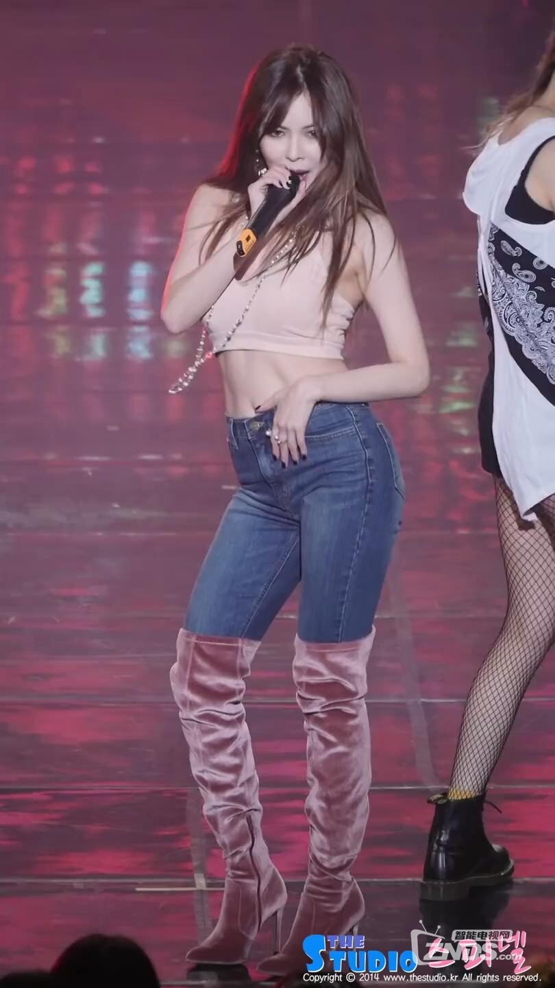 161220 현아 빨개요 직캠 HyunA fancam - RED (올댓케이팝) by Spinel_20161225214150.jpg