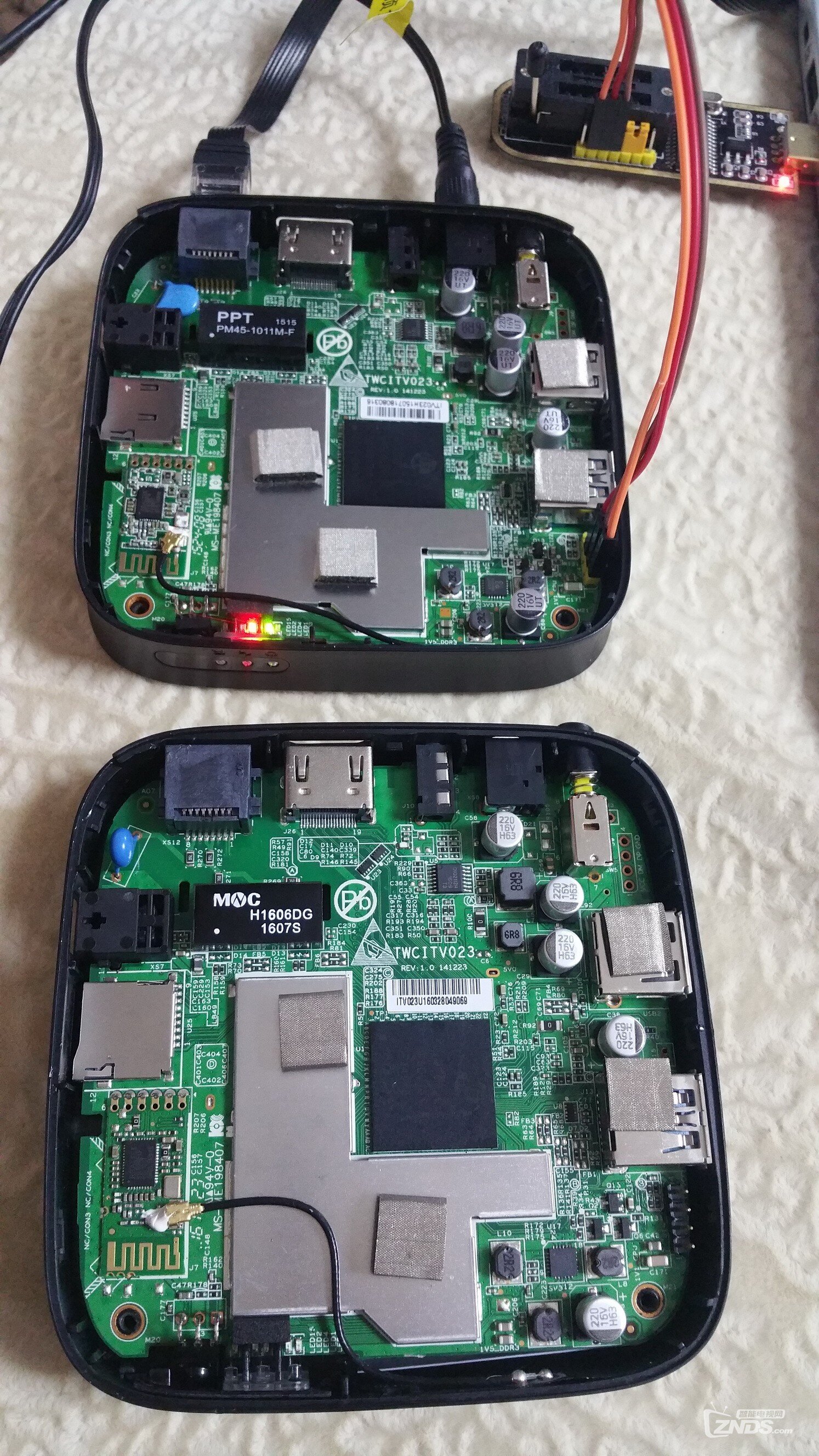 四川华为ec6108v9uca版hitool线刷成功救活看iptv