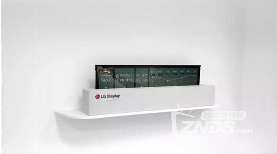 LG65英寸OLED电视亮相2018CES 4K超高清屏幕