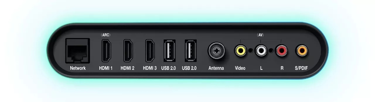 antenna接口:天线接口,用于直接连接天线收看电视节目.