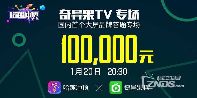 《哈趣冲顶》奇异果TV专场火热开启 10万人参与再创新高
