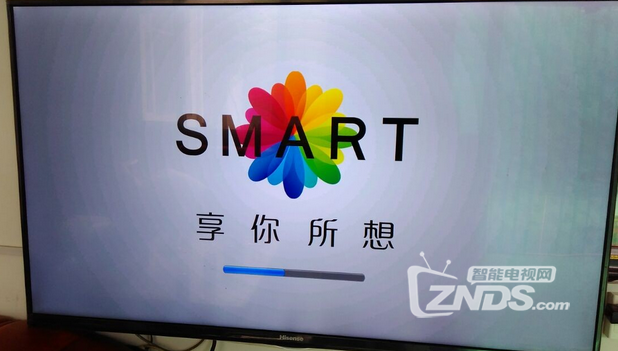 求助，海信电视开机读取条到一半就自动重启