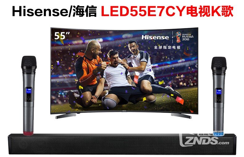 海信 LED55E7CY智能电视怎么接话筒k歌唱歌