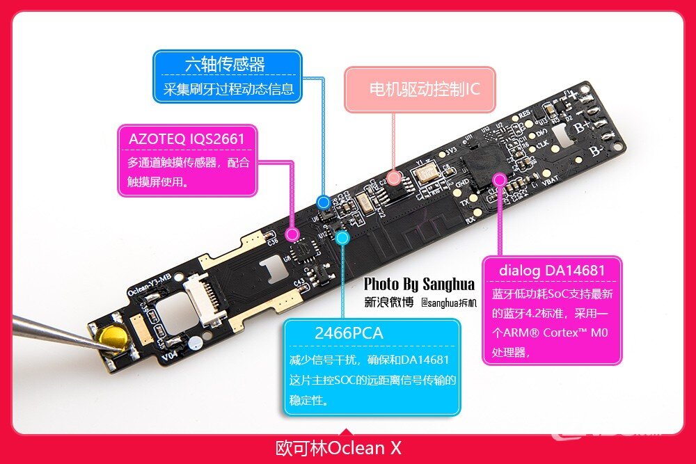可视化刷牙 Oclean X触屏电动牙刷拆解