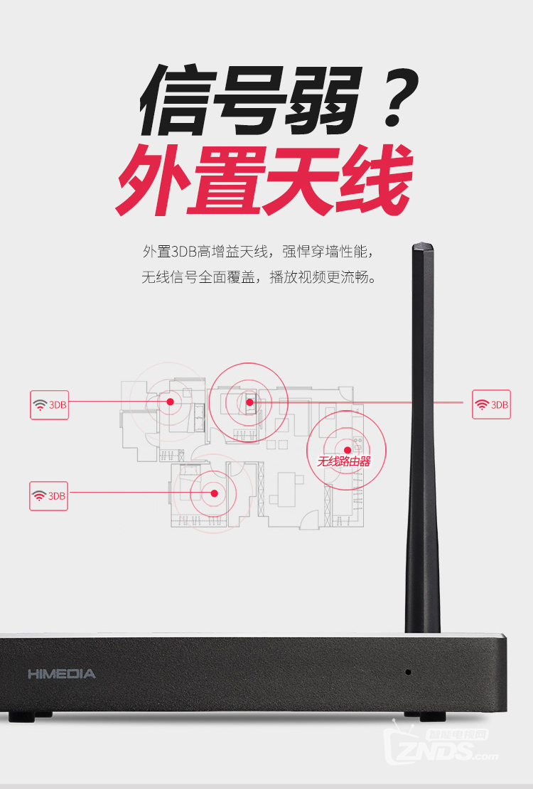 海美迪D1机顶盒 2+16G