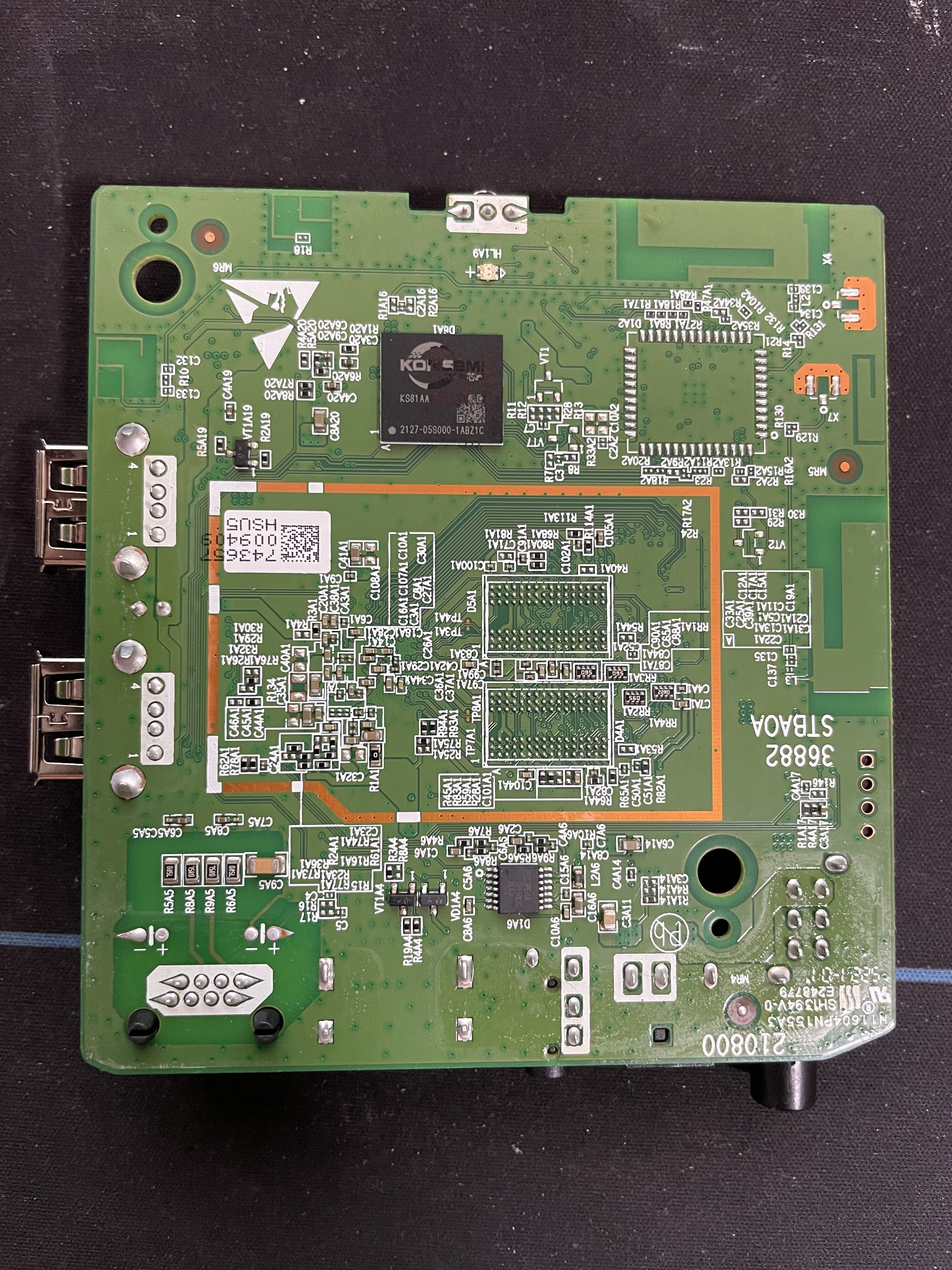 中兴b862av32u是什么芯片短接点在哪里