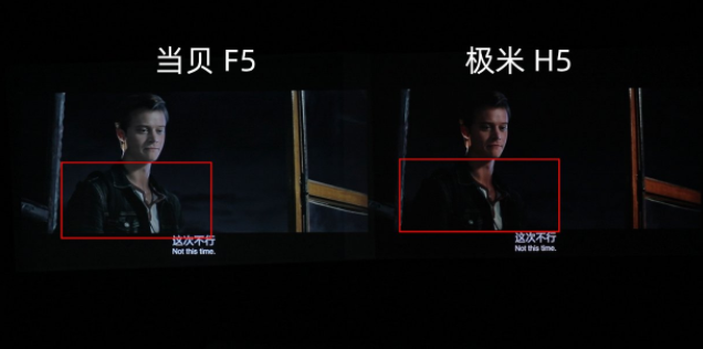 当贝F5和极米H5画质对比评测