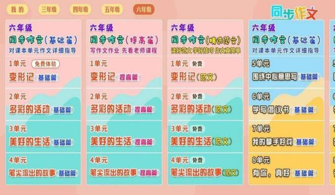 电视学作文软件哪个好 《小学同步作文》轻松写出优秀作文