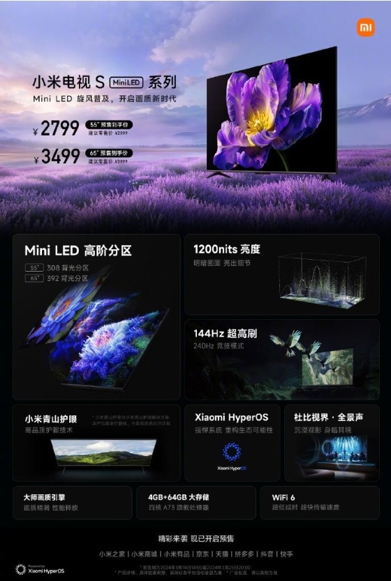 2024年MiniLED電視推薦