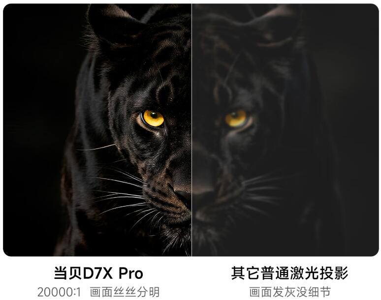 当贝D7X Pro和坚果N1S 4K有什么区别？差距在哪儿？
