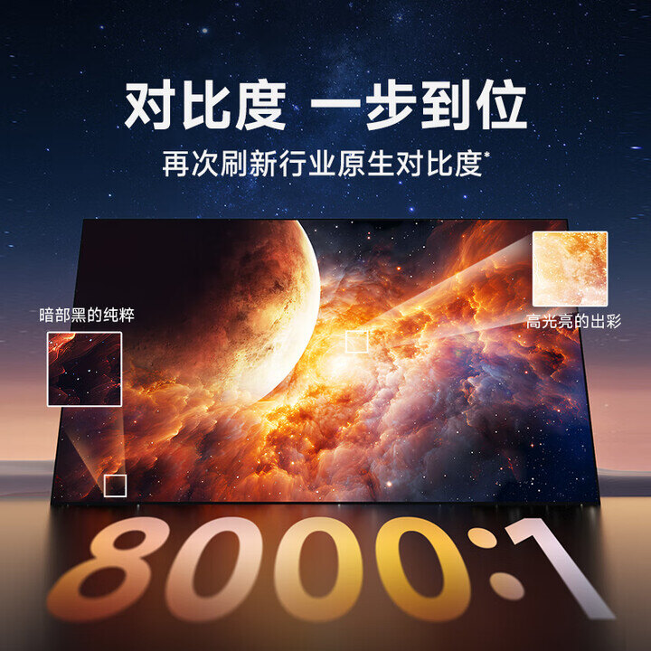 投影仪对原生对比度和动态对比度是什么意思？哪个靠谱？