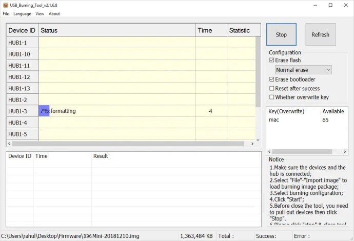 教你如何使用Amlogic晶晨工具线刷附晶晨烧录工具下载