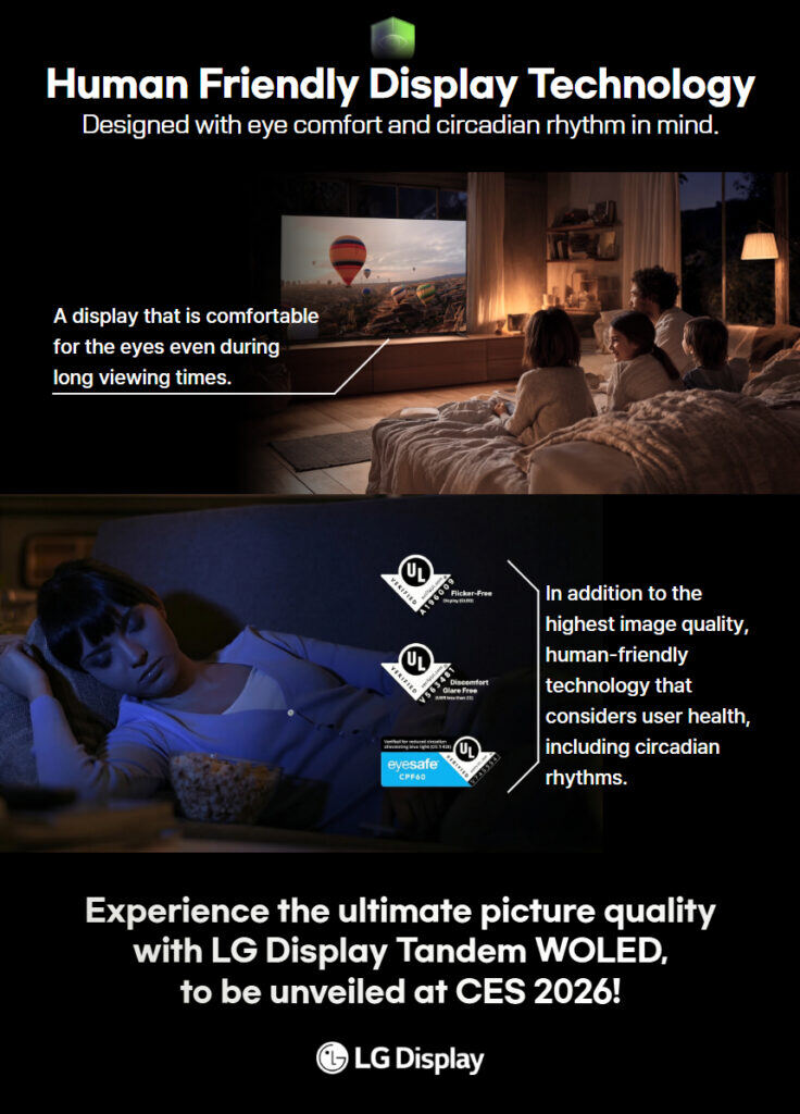 LG Display发布Tandem WOLED面板：4500尼特亮度+RGB Tandem 2.0