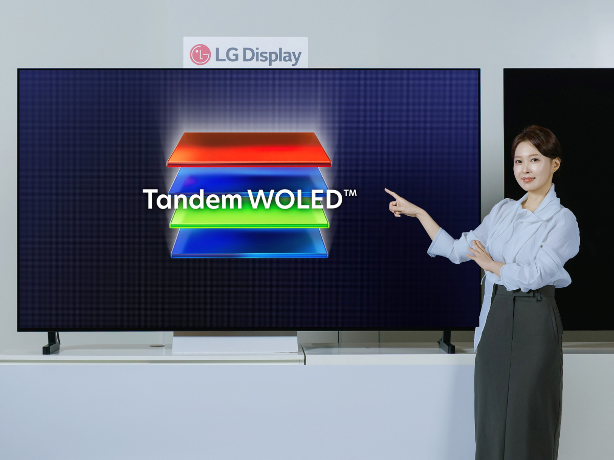 LG Display发布Tandem WOLED面板：4500尼特亮度+RGB Tandem 2.0