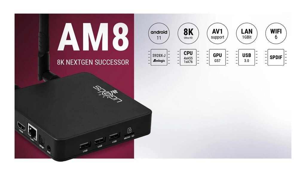 Ugoos AM8晶晨S928X-J安卓14slimboxtv最新固件14.9分享