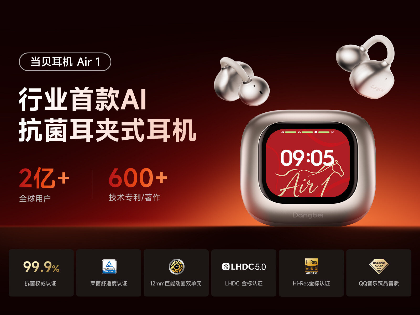 当贝耳机Air 1怎么戴才稳？3步解锁正确佩戴姿势