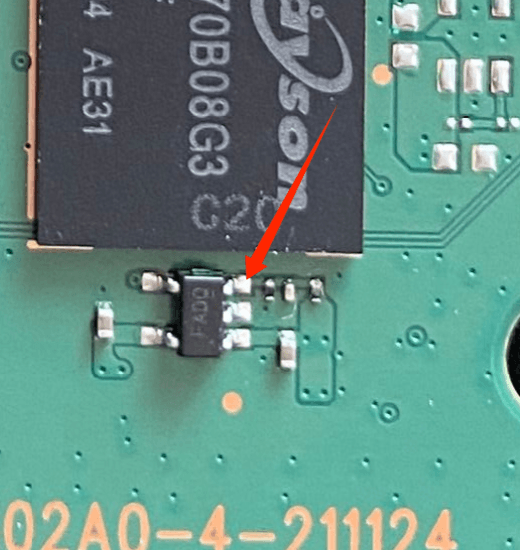 UNT403HS短路点.png