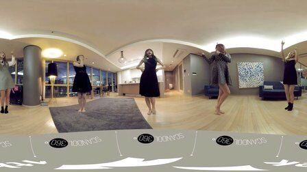 VR全景視頻：韓國妹子的集體生活日常