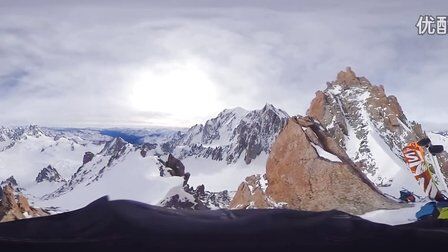 VR全景视频：挑战西欧最高峰 勃朗峰极限滑雪
